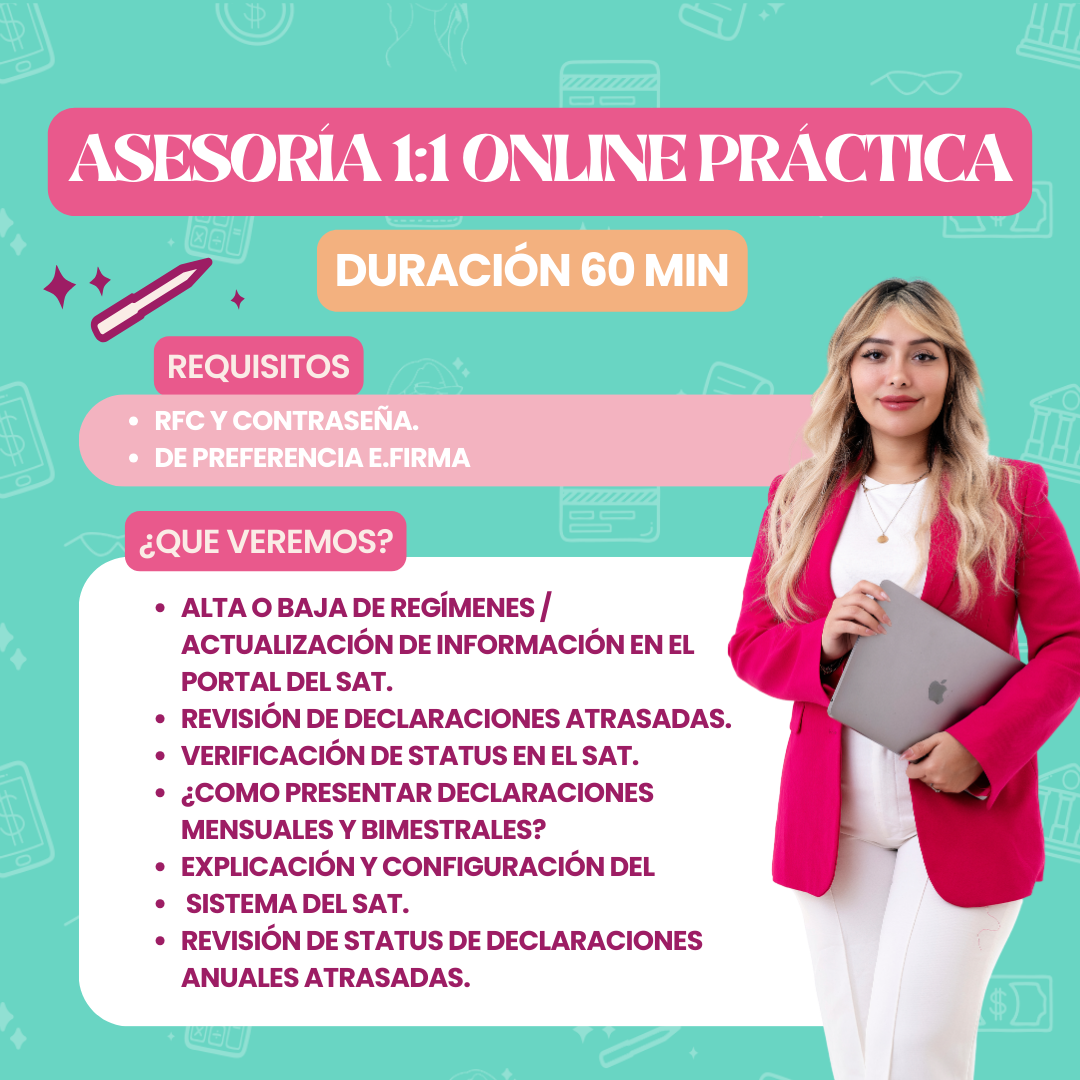 Asesoría Contable y Fiscal Personalizada 1:1 (Online Práctica)