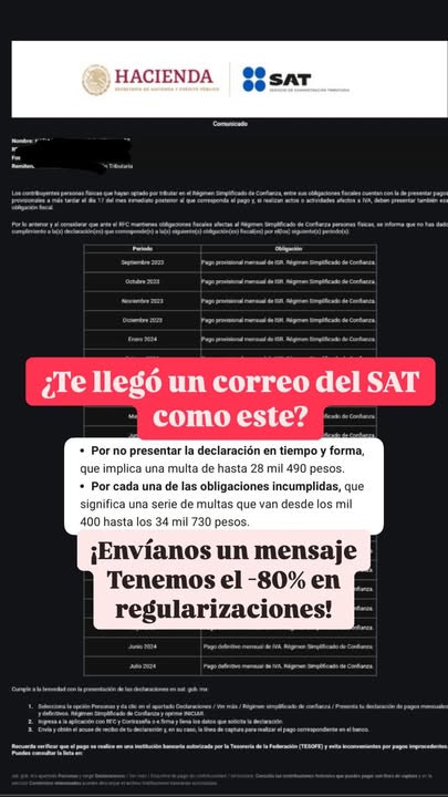 ¿Te llegó un correo del SAT? Esto significa y así lo resuelves