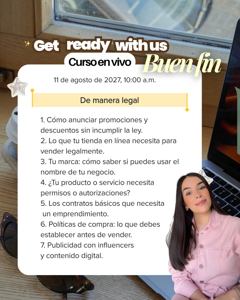 Get Ready With Us: Buen Fin de manera legal y contable — Curso en vivo