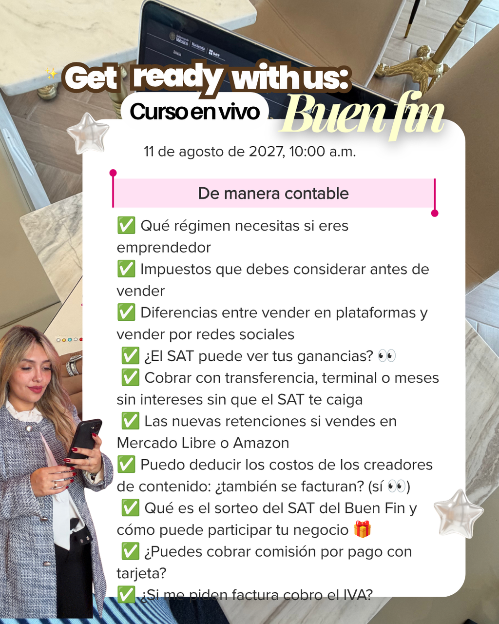 Get Ready With Us: Buen Fin de manera legal y contable — Curso en vivo