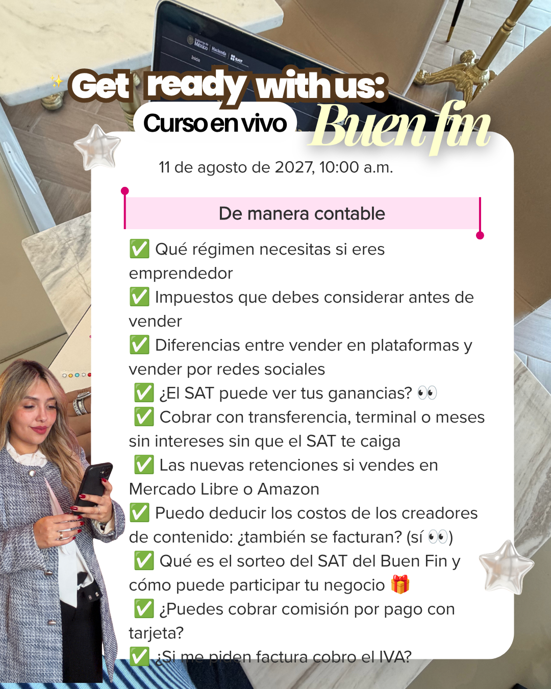 Get Ready With Us: Buen Fin de manera legal y contable — Curso en vivo
