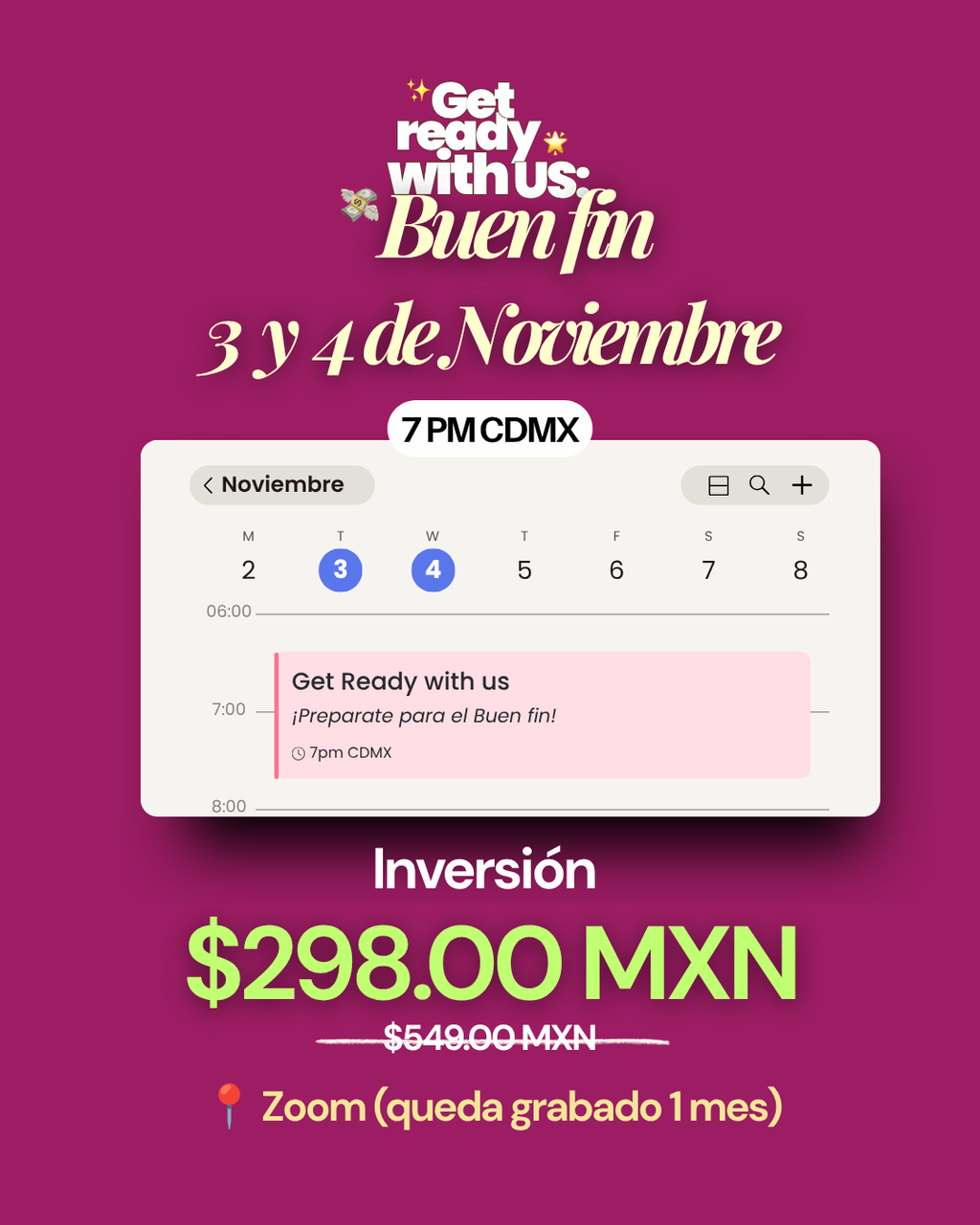 Get Ready With Us: Buen Fin de manera legal y contable — Curso en vivo