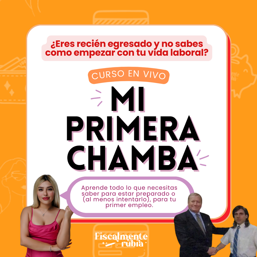 Curso grabado “Mi primera chamba”