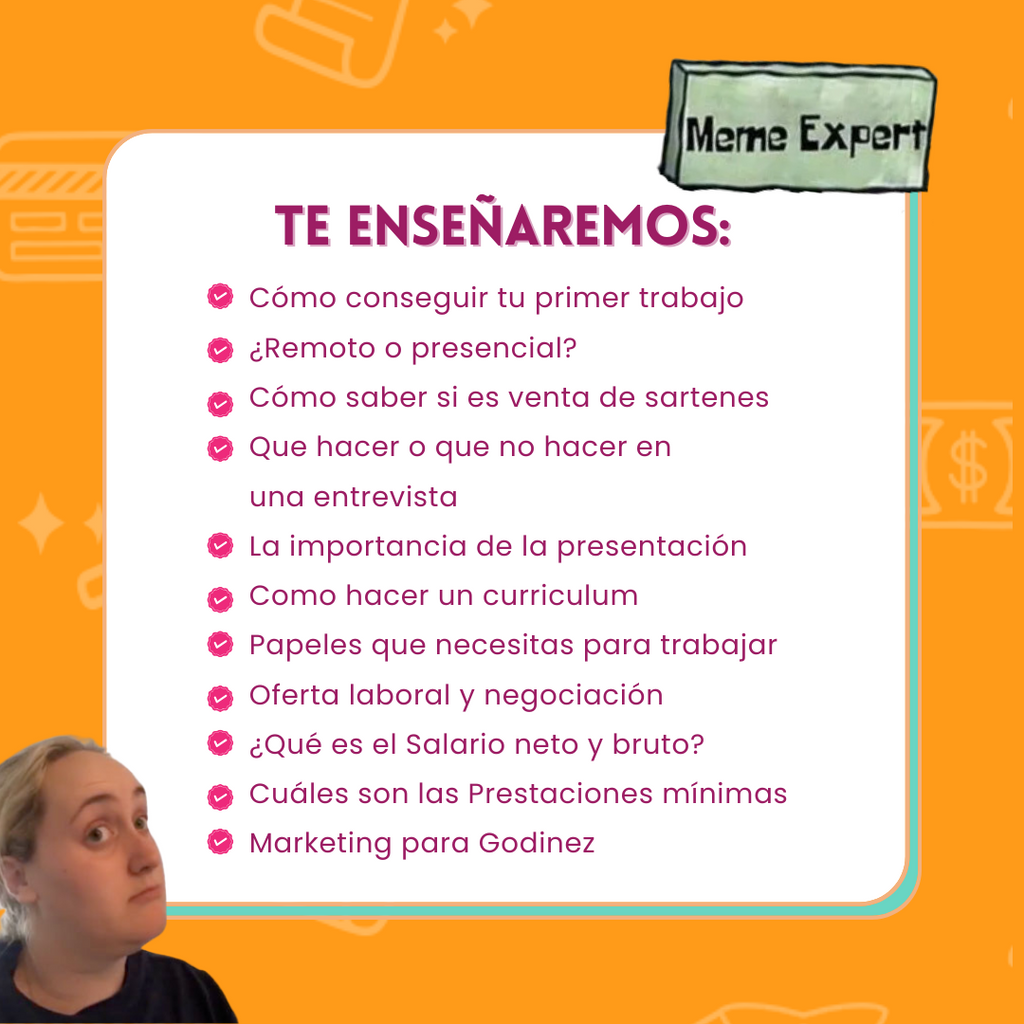 Curso grabado “Mi primera chamba”