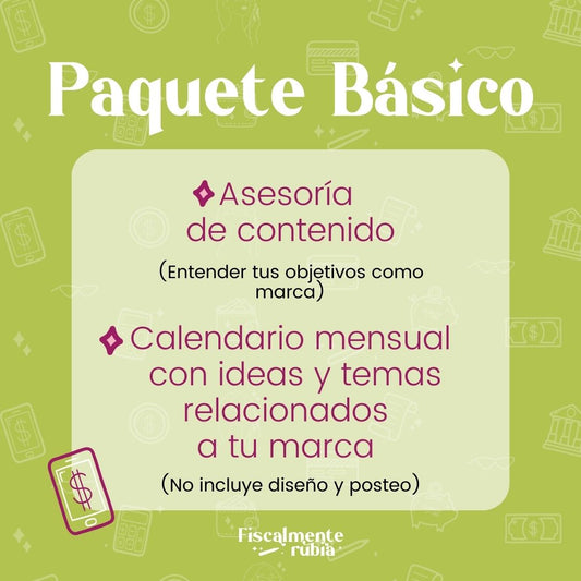 Paquete Basico (Content Marketing)