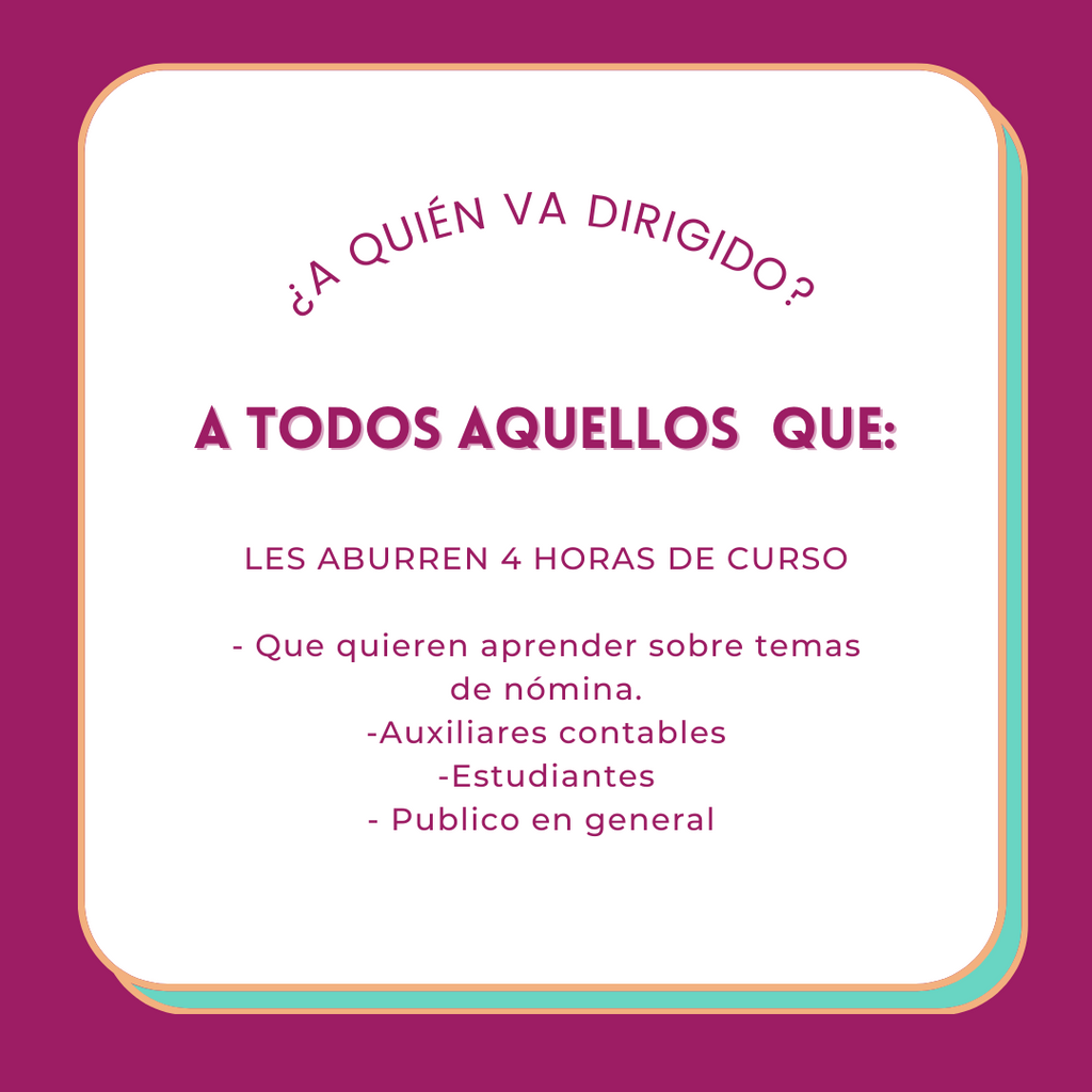 Curso Nomina para Millenials